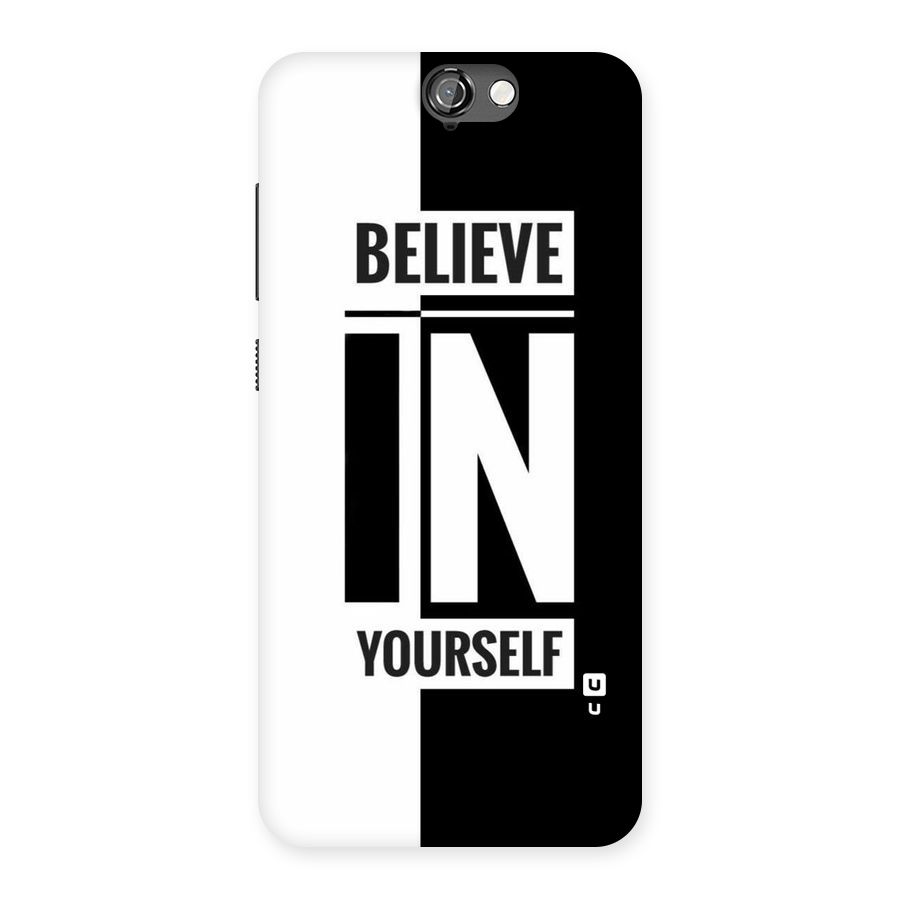 Believe Yourself Black Back Case for HTC One A9