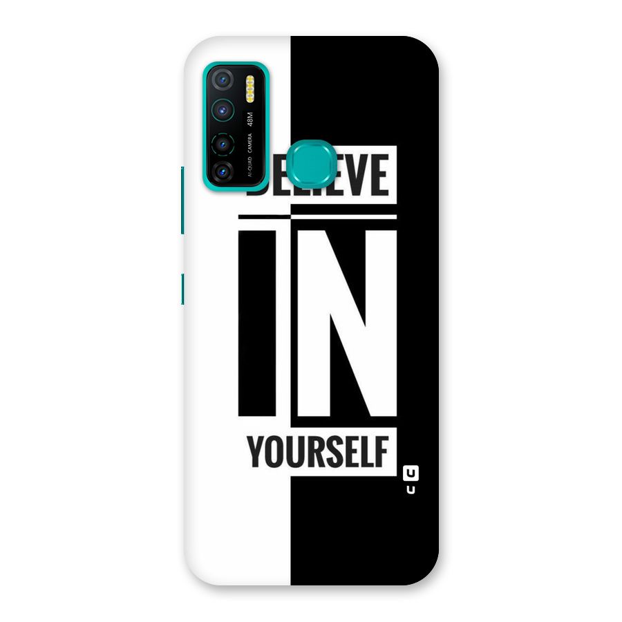 Believe Yourself Black Back Case for Infinix Hot 9 Pro