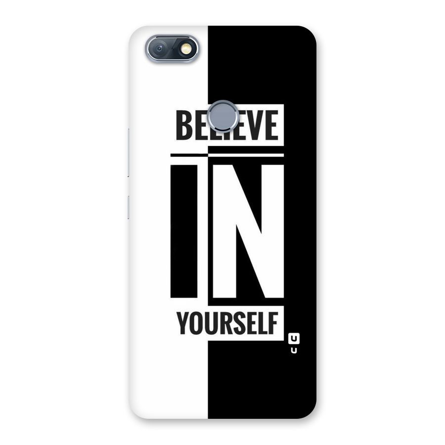 Believe Yourself Black Back Case for Infinix Note 5