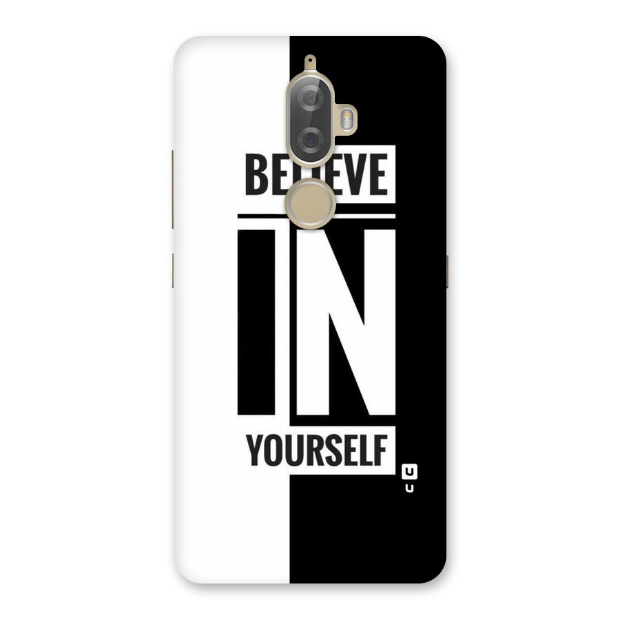 Believe Yourself Black Back Case for Lenovo K8 Plus