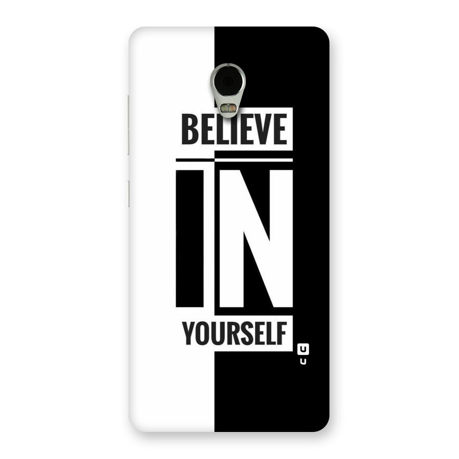 Believe Yourself Black Back Case for Lenovo Vibe P1