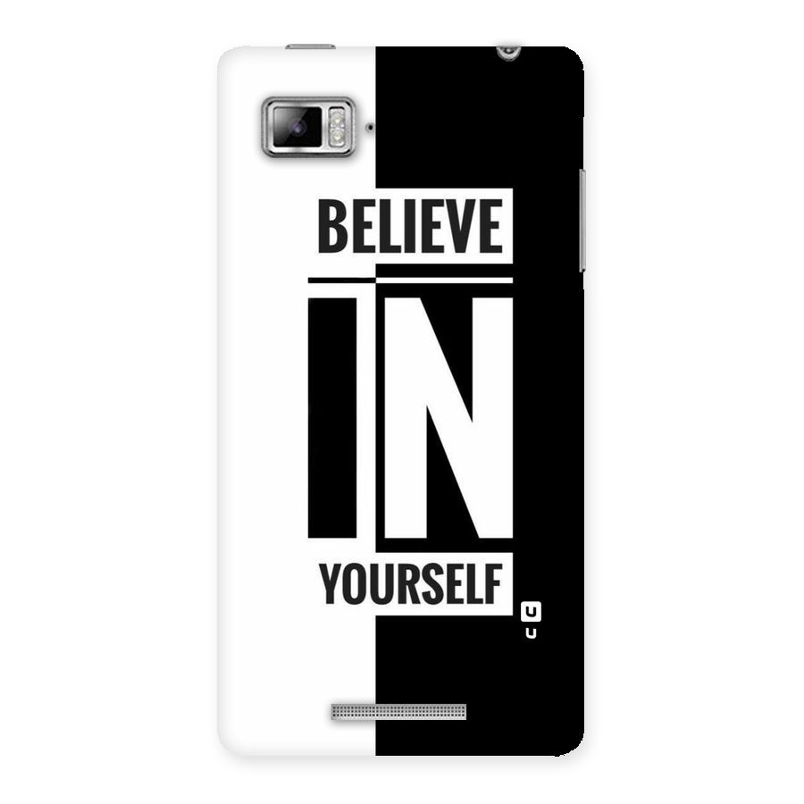 Believe Yourself Black Back Case for Lenovo Vibe Z K910