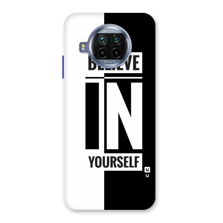 Believe Yourself Black Back Case for Mi 10i