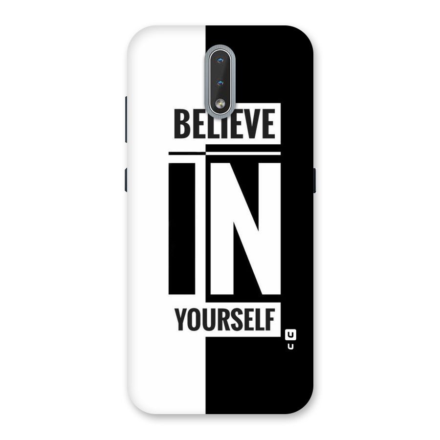 Believe Yourself Black Back Case for Nokia 2.3