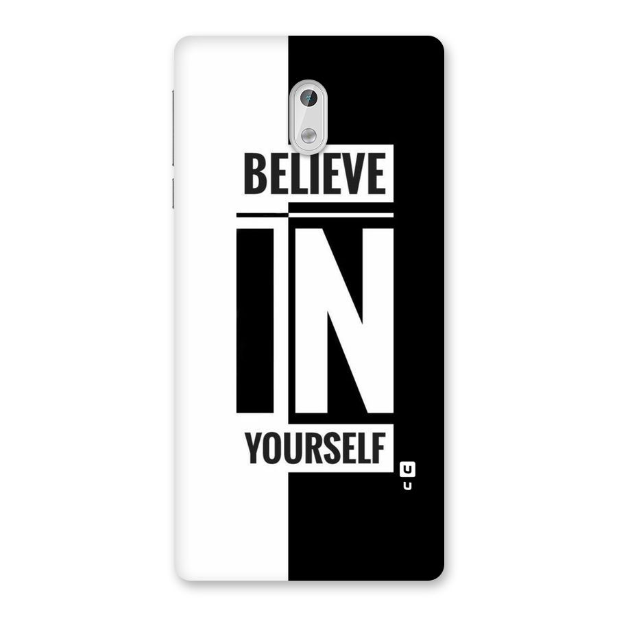 Believe Yourself Black Back Case for Nokia 3