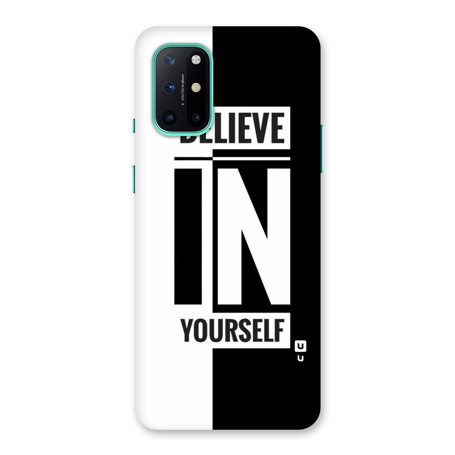 Believe Yourself Black Back Case for OnePlus 8T