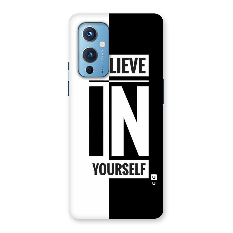 Believe Yourself Black Back Case for OnePlus 9