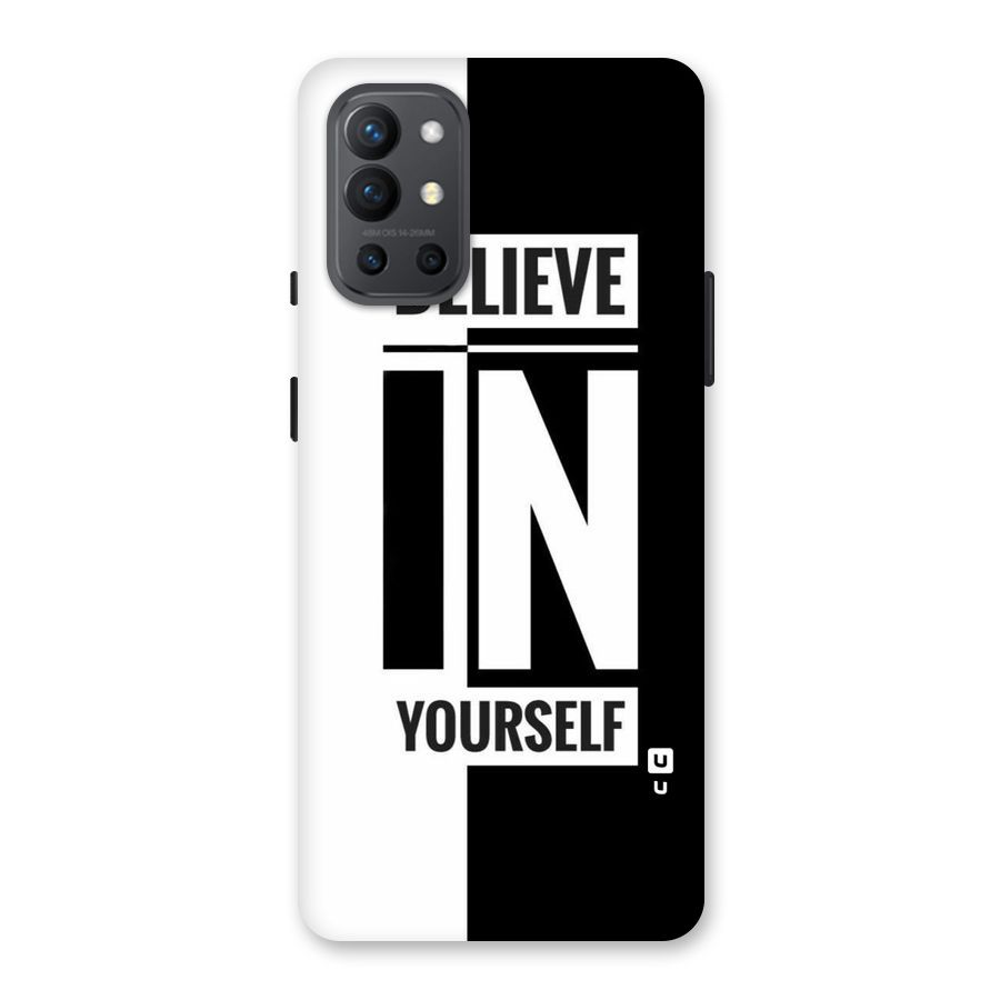 Believe Yourself Black Back Case for OnePlus 9R