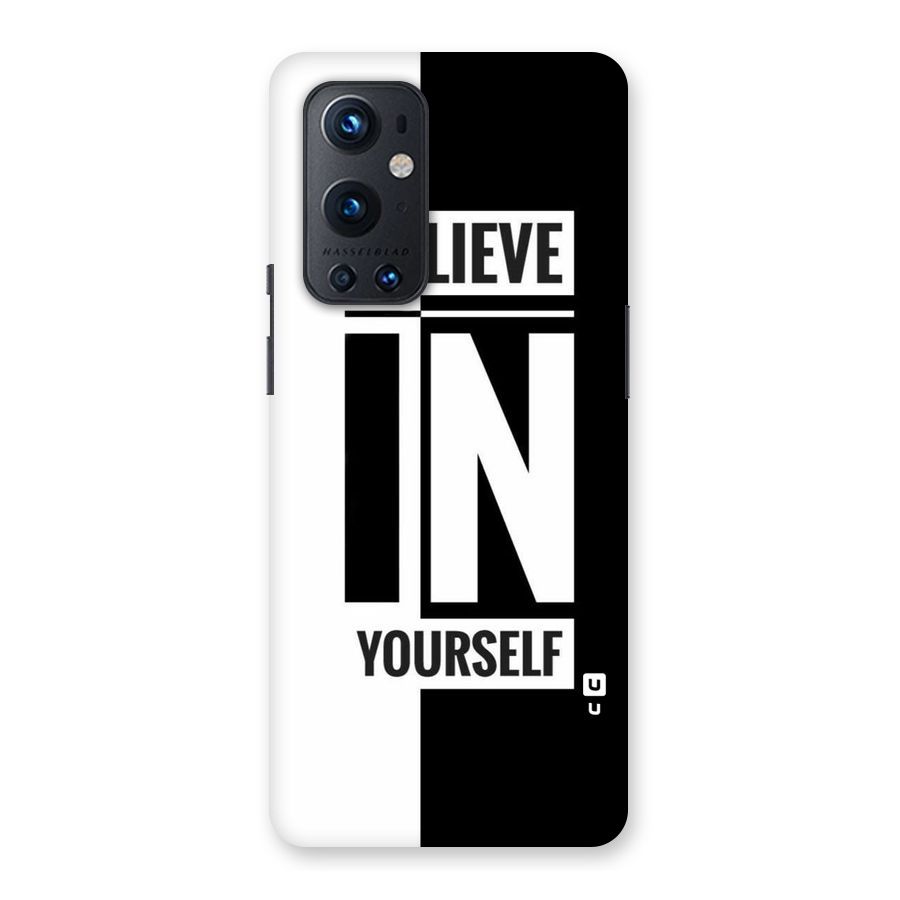 Believe Yourself Black Back Case for OnePlus 9 Pro