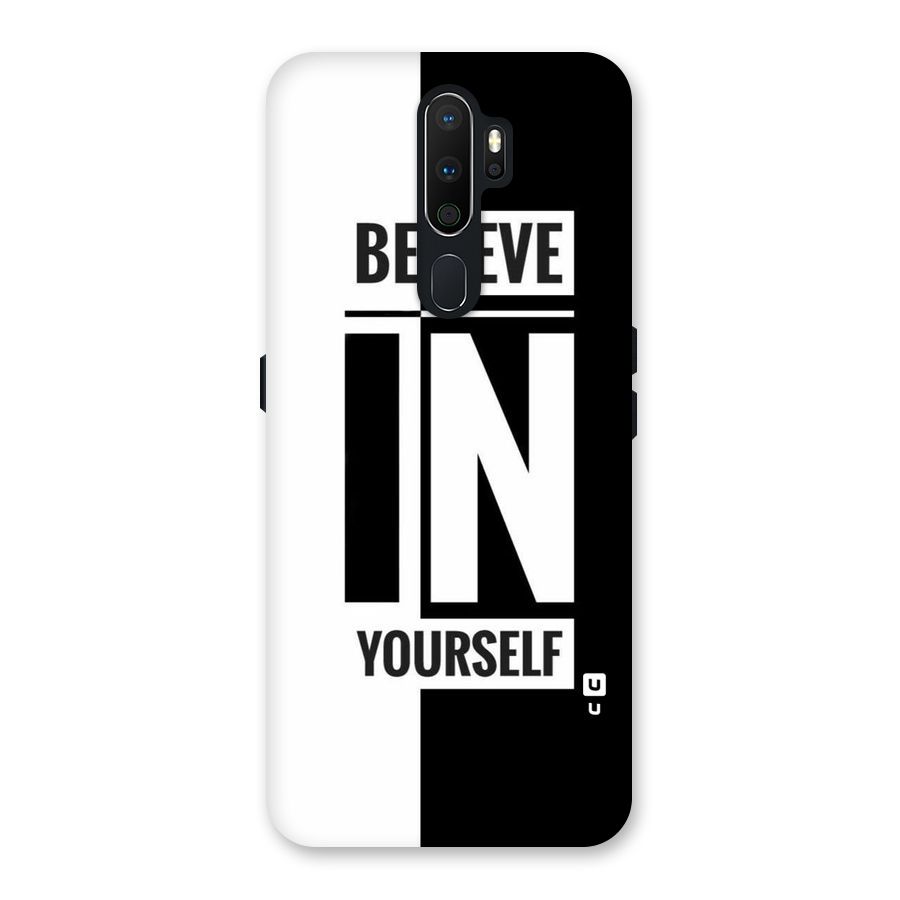 Believe Yourself Black Back Case for Oppo A5 (2020)