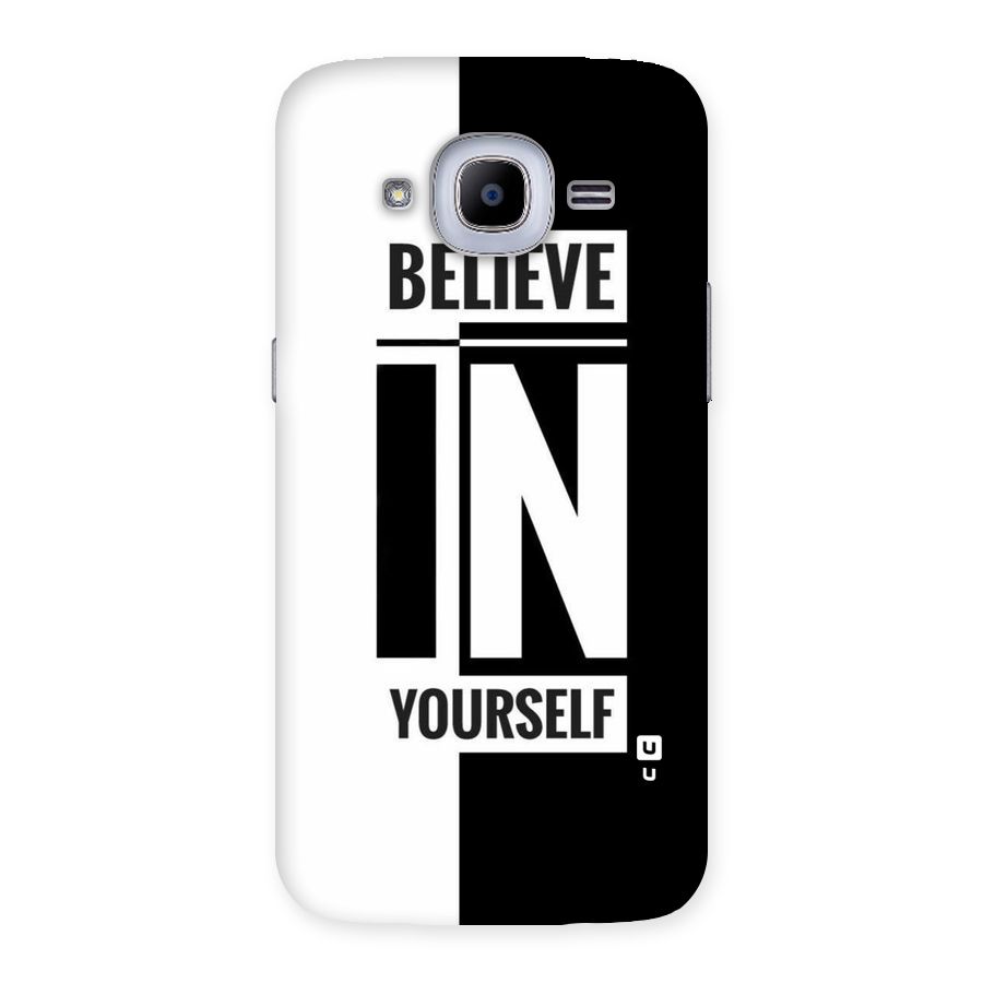 Believe Yourself Black Back Case for Samsung Galaxy J2 2016