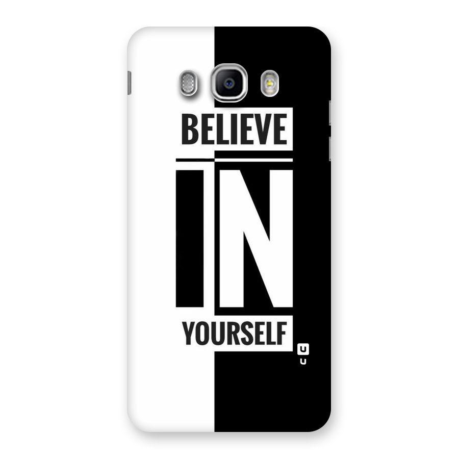 Believe Yourself Black Back Case for Samsung Galaxy J5 2016