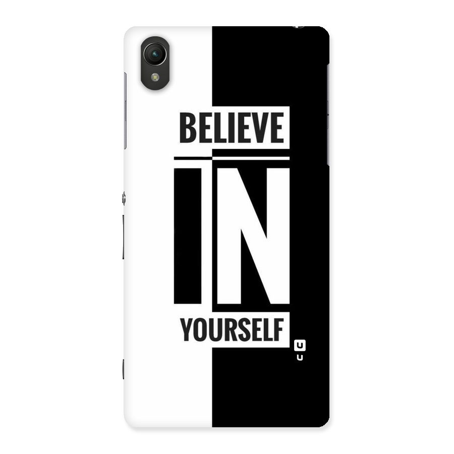 Believe Yourself Black Back Case for Sony Xperia Z2