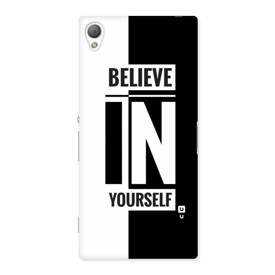 Believe Yourself Black Back Case for Sony Xperia Z3