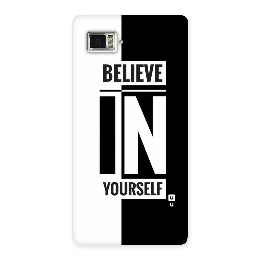 Believe Yourself Black Back Case for Vibe Z2 Pro K920