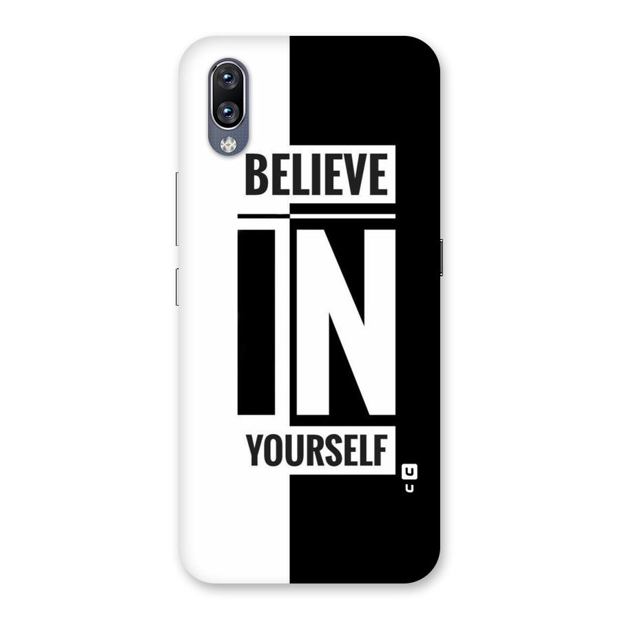 Believe Yourself Black Back Case for Vivo NEX