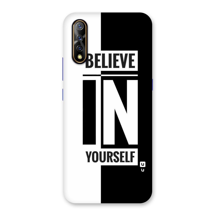 Believe Yourself Black Back Case for Vivo S1