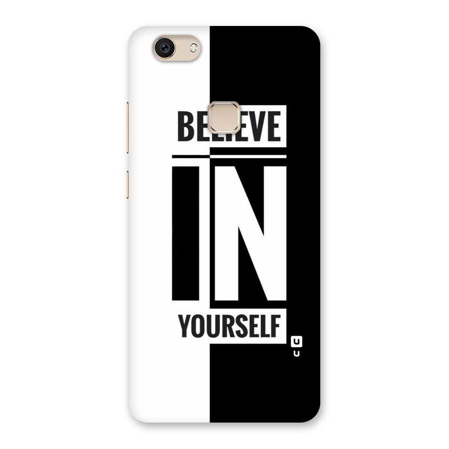 Believe Yourself Black Back Case for Vivo V7