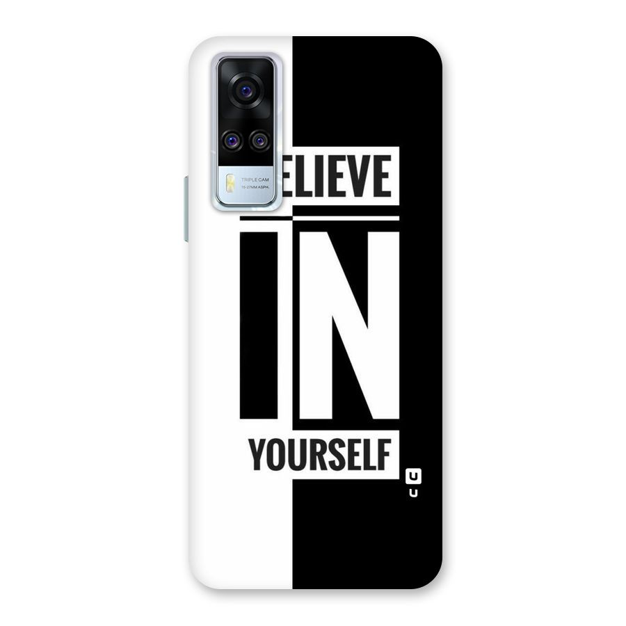 Believe Yourself Black Back Case for Vivo Y51