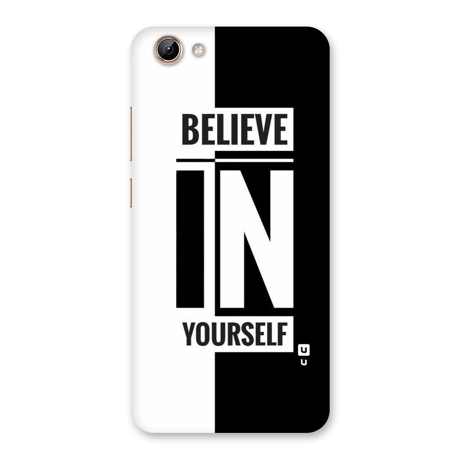Believe Yourself Black Back Case for Vivo Y71i