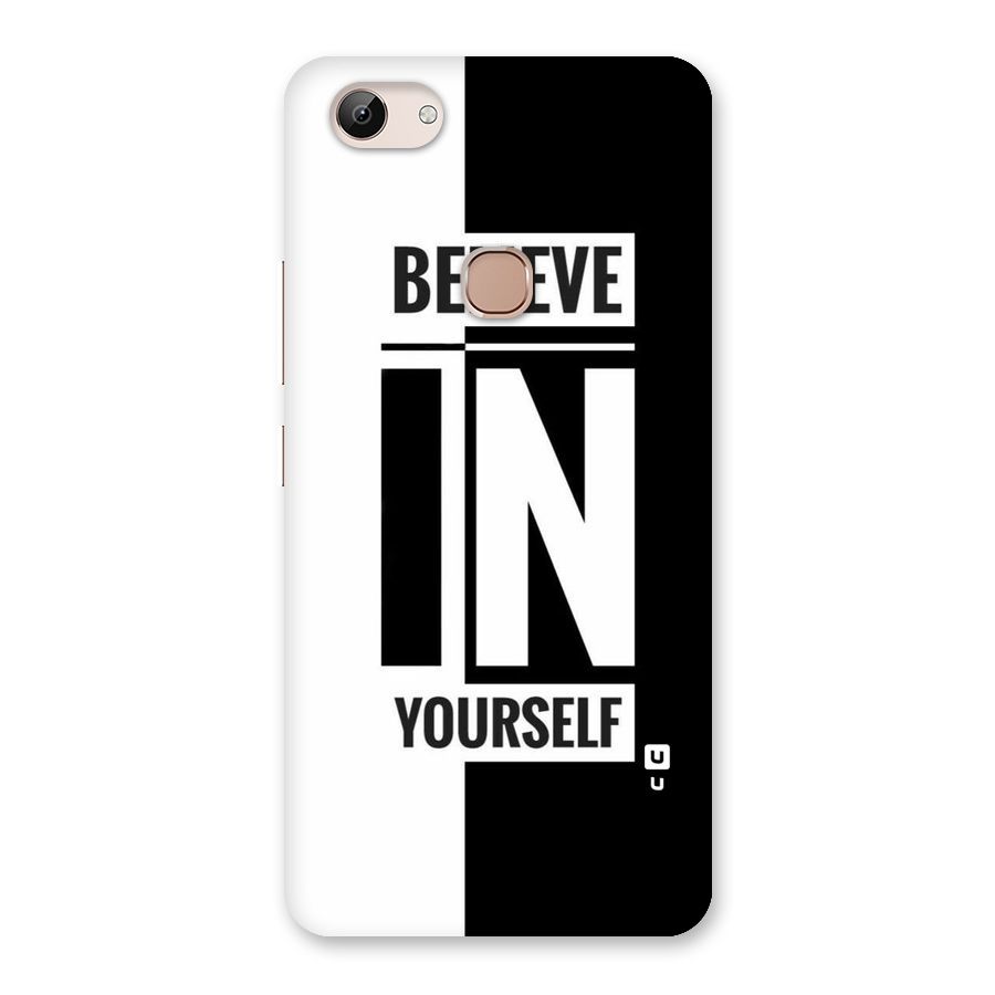 Believe Yourself Black Back Case for Vivo Y83