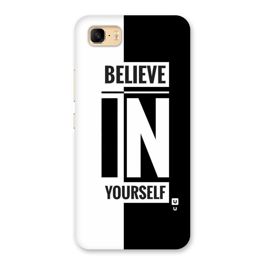 Believe Yourself Black Back Case for Zenfone 3s Max