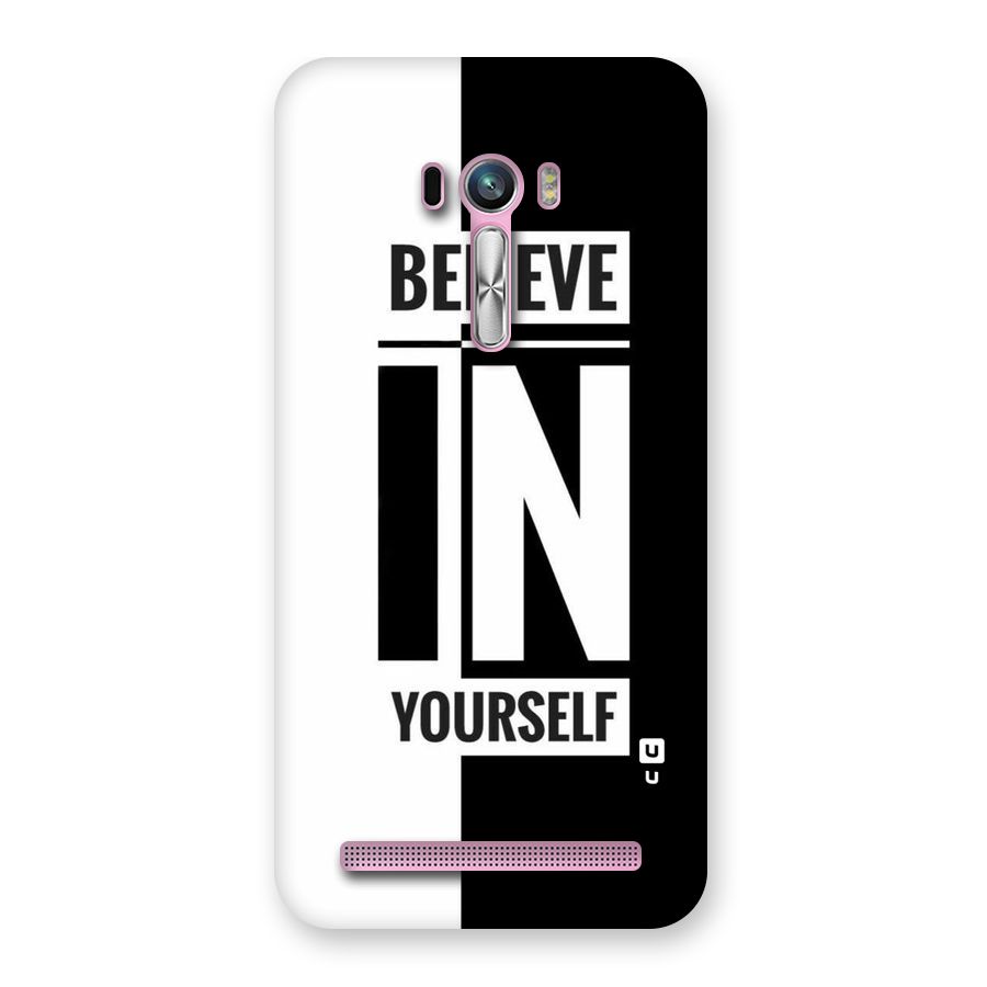 Believe Yourself Black Back Case for Zenfone Selfie
