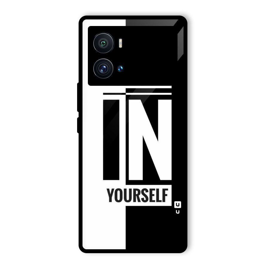 Believe Yourself Black Glass Back Case for Vivo iQOO 9 Pro