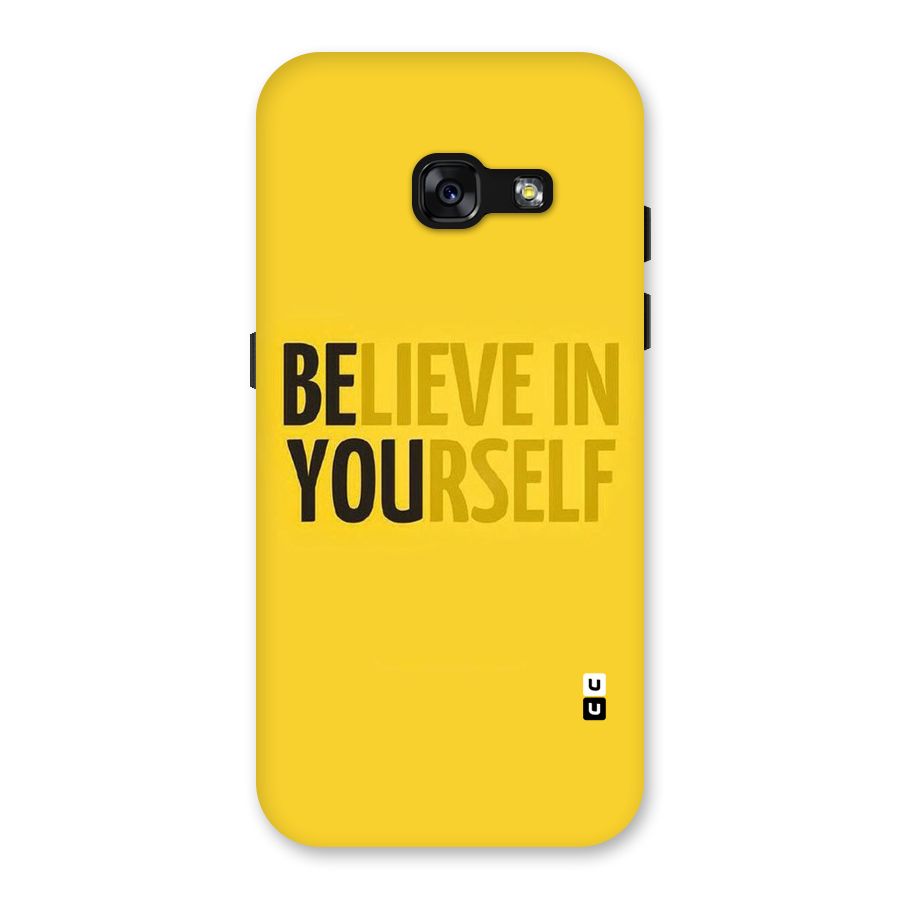 Believe Yourself Yellow Back Case for Galaxy A3 (2017)