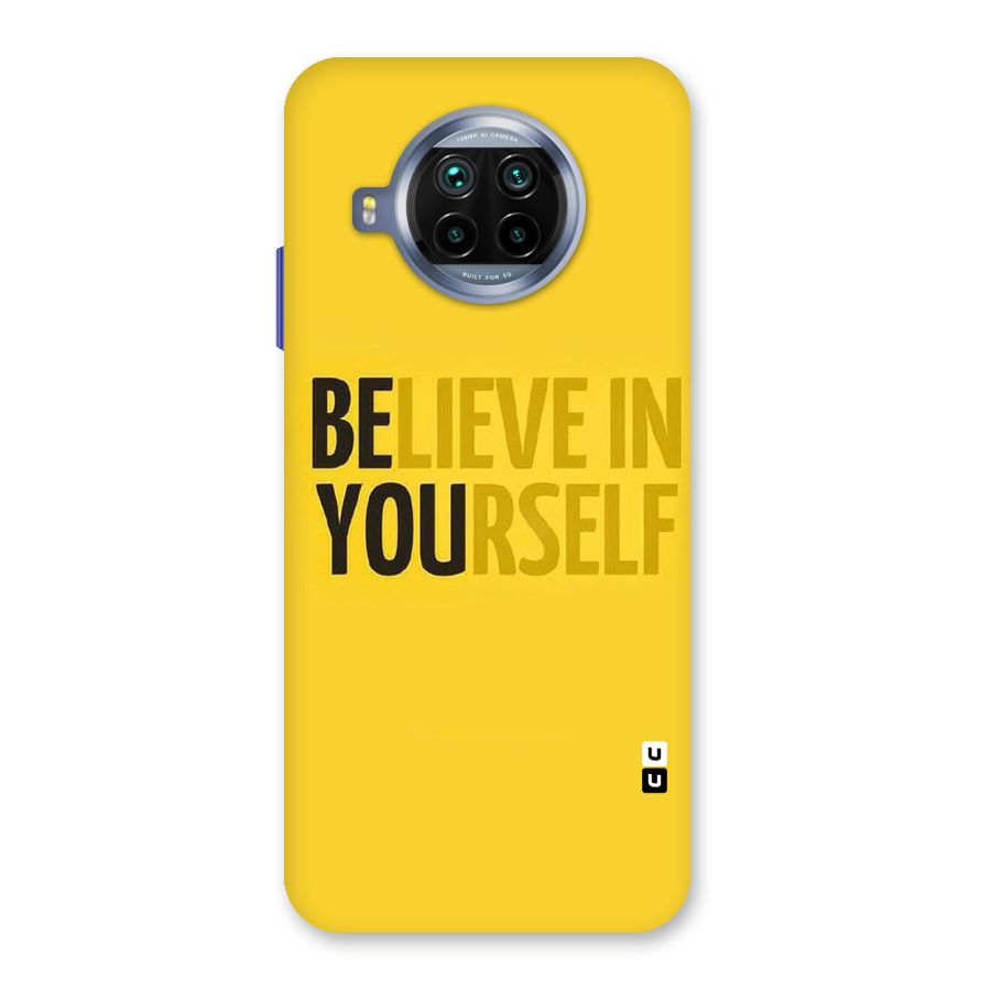 Believe Yourself Yellow Back Case for Mi 10i