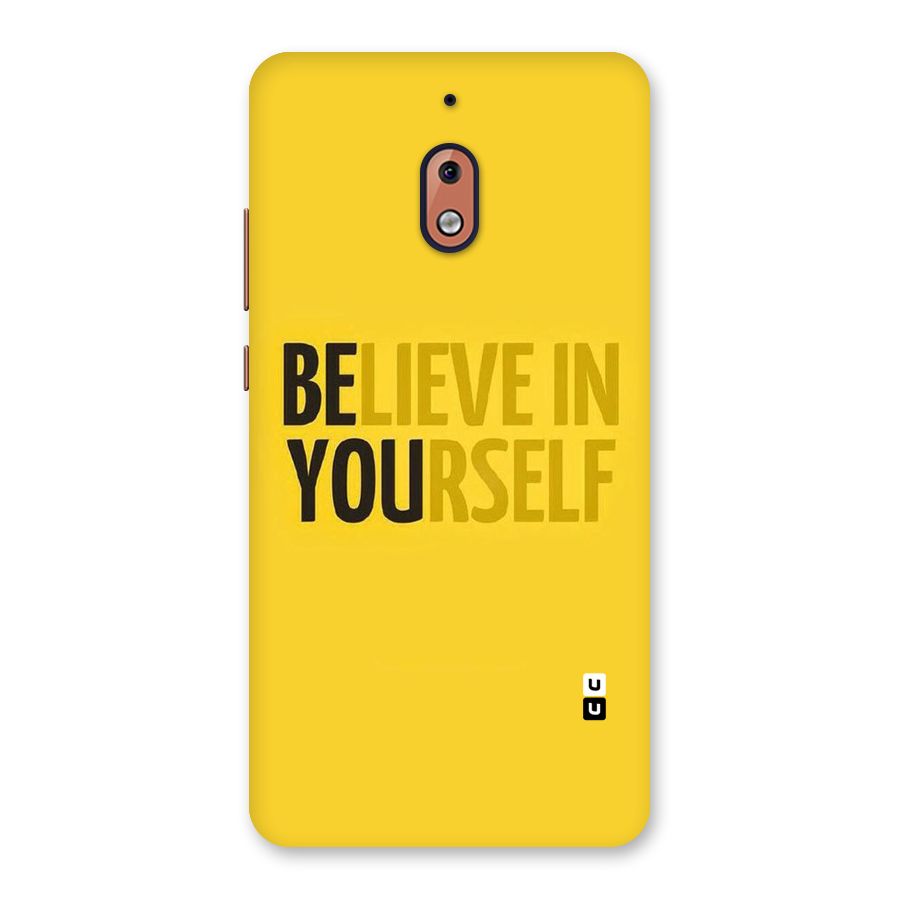 Believe Yourself Yellow Back Case for Nokia 2.1