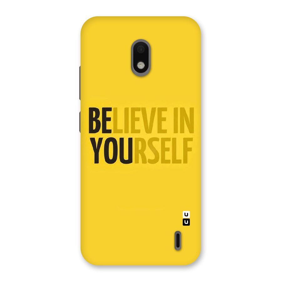 Believe Yourself Yellow Back Case for Nokia 2.2