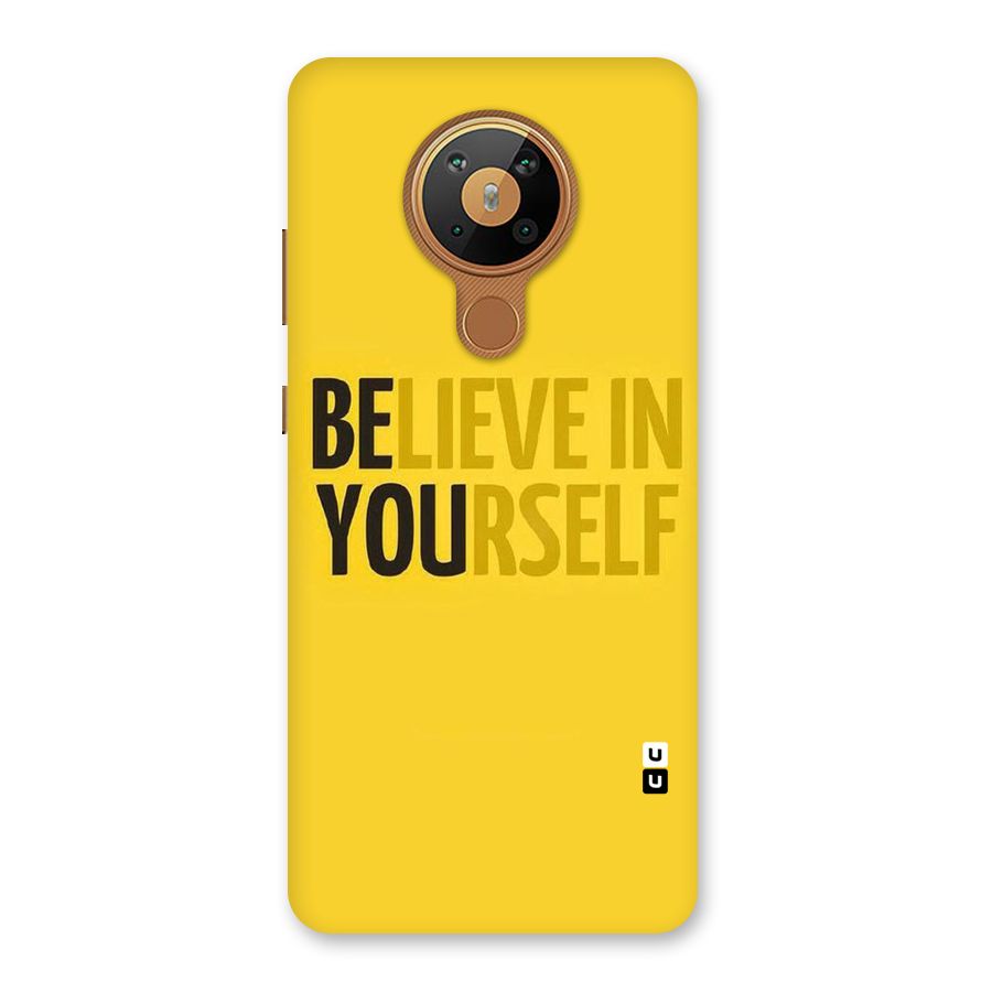 Believe Yourself Yellow Back Case for Nokia 5.3