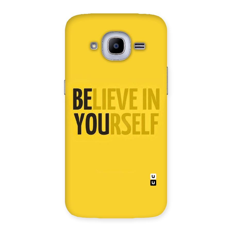 Believe Yourself Yellow Back Case for Samsung Galaxy J2 Pro
