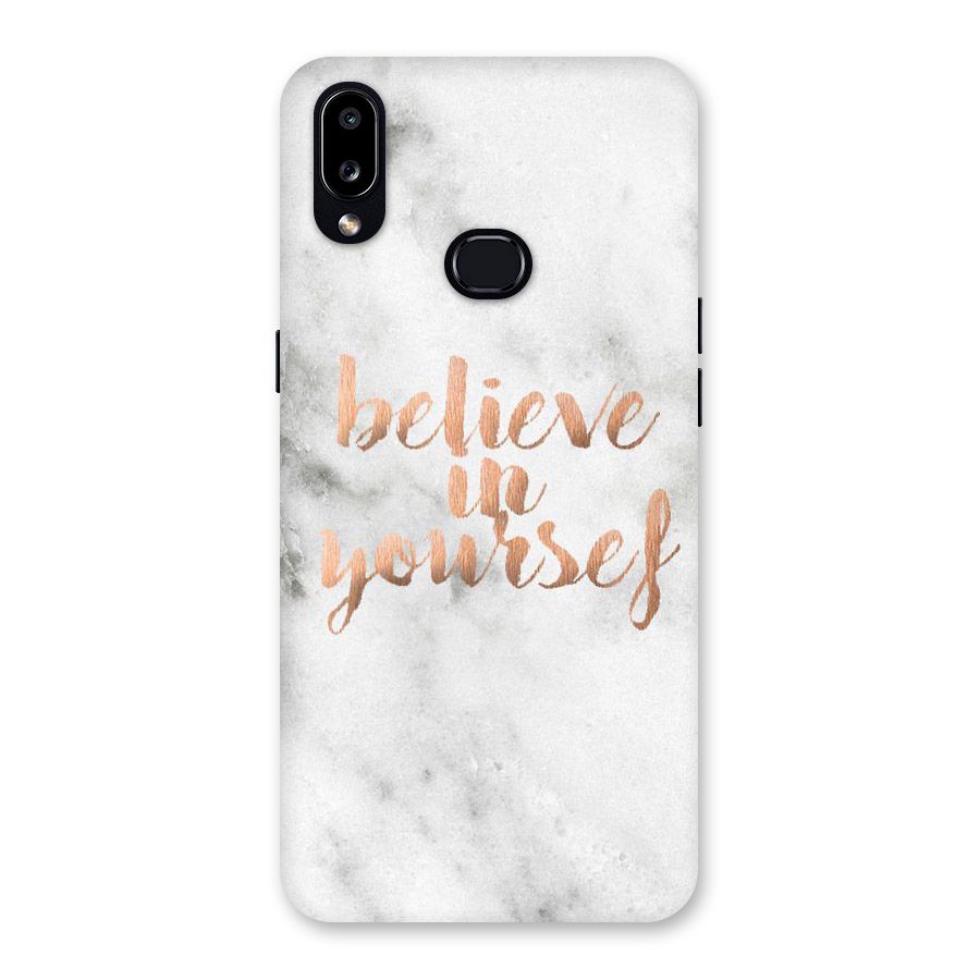 Believe in Yourself Back Case for Galaxy A10s