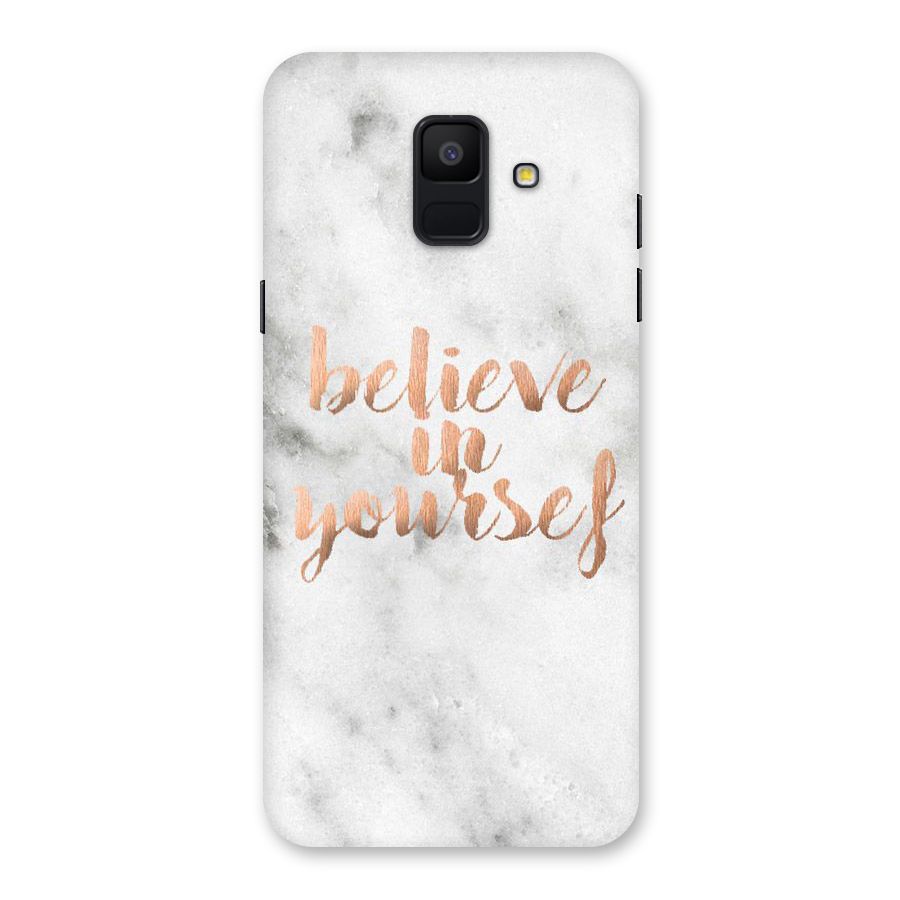 Believe in Yourself Back Case for Galaxy A6 (2018)