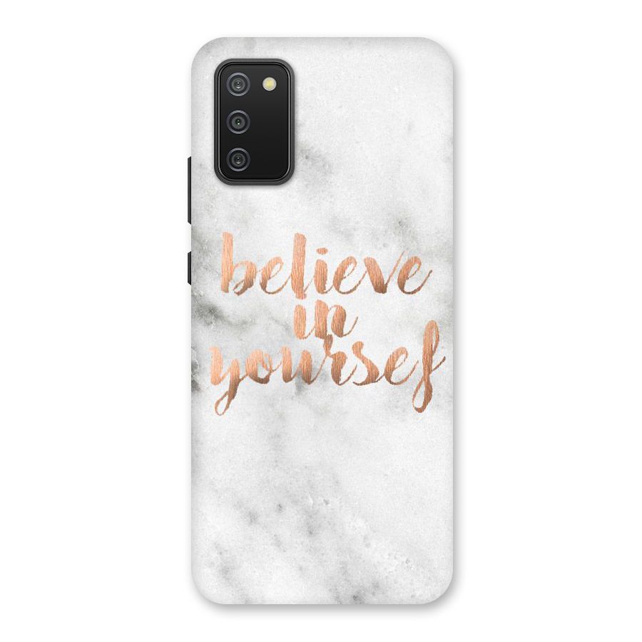 Believe in Yourself Back Case for Galaxy M02s
