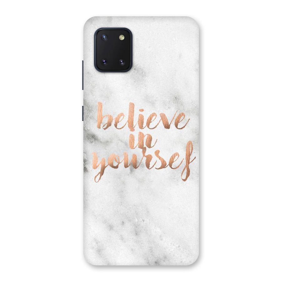 Believe in Yourself Back Case for Galaxy Note 10 Lite
