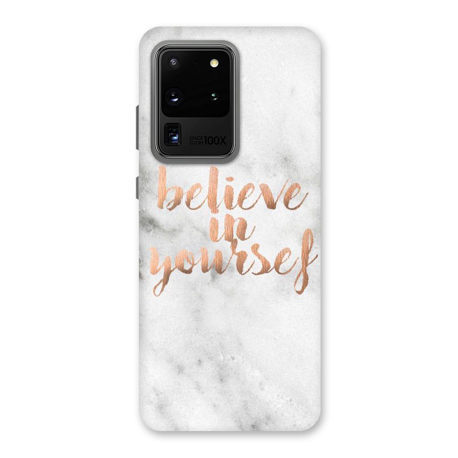 Believe in Yourself Back Case for Galaxy S20 Ultra