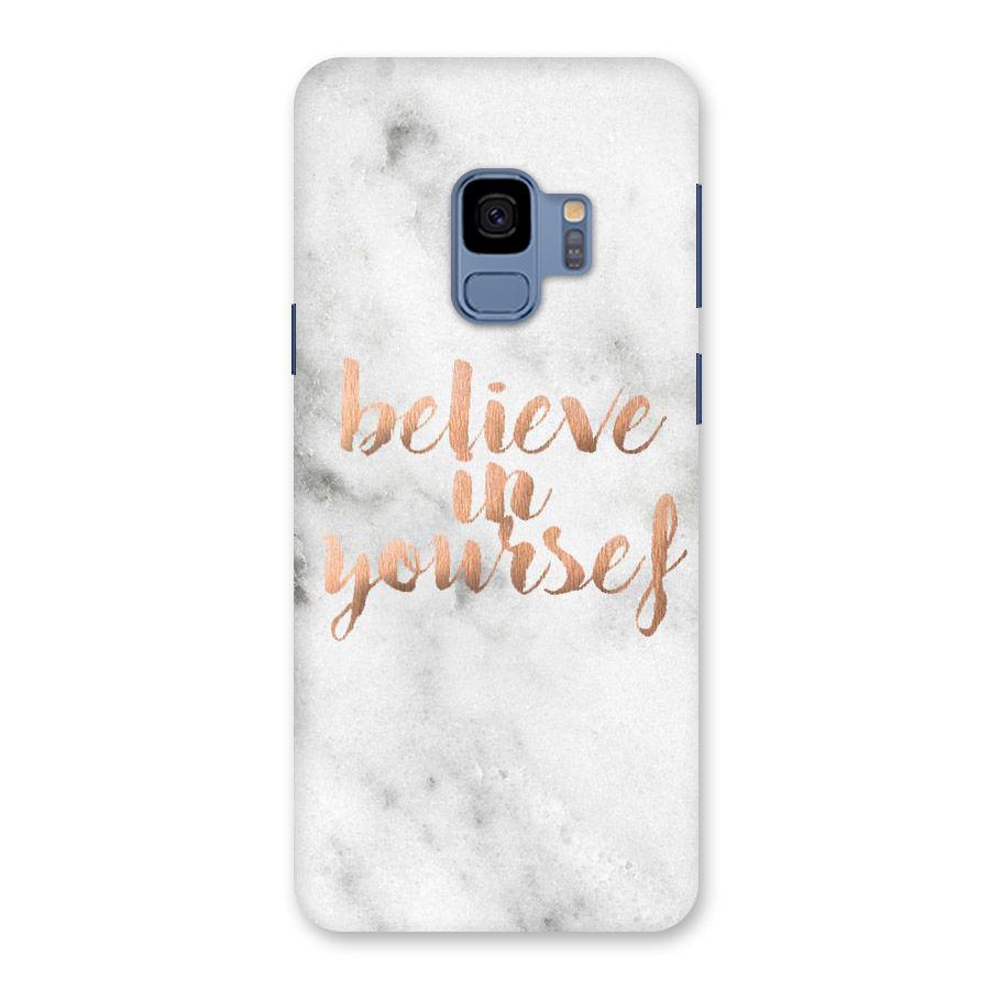 Believe in Yourself Back Case for Galaxy S9