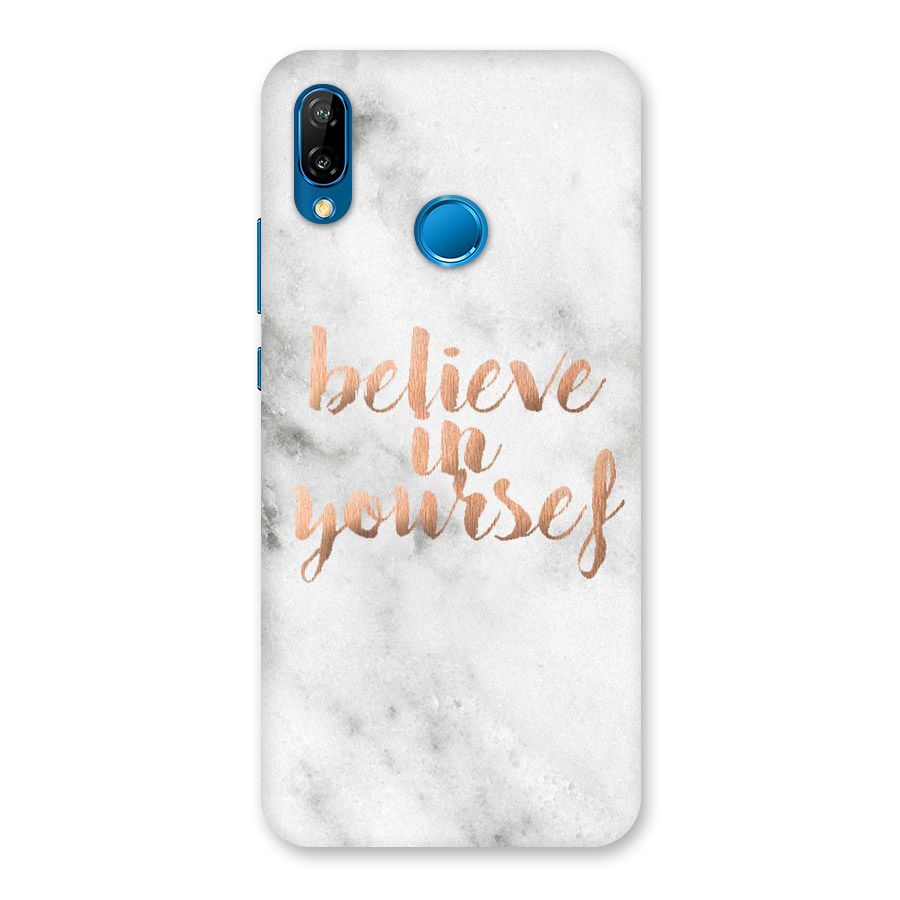 Believe in Yourself Back Case for Huawei P20 Lite