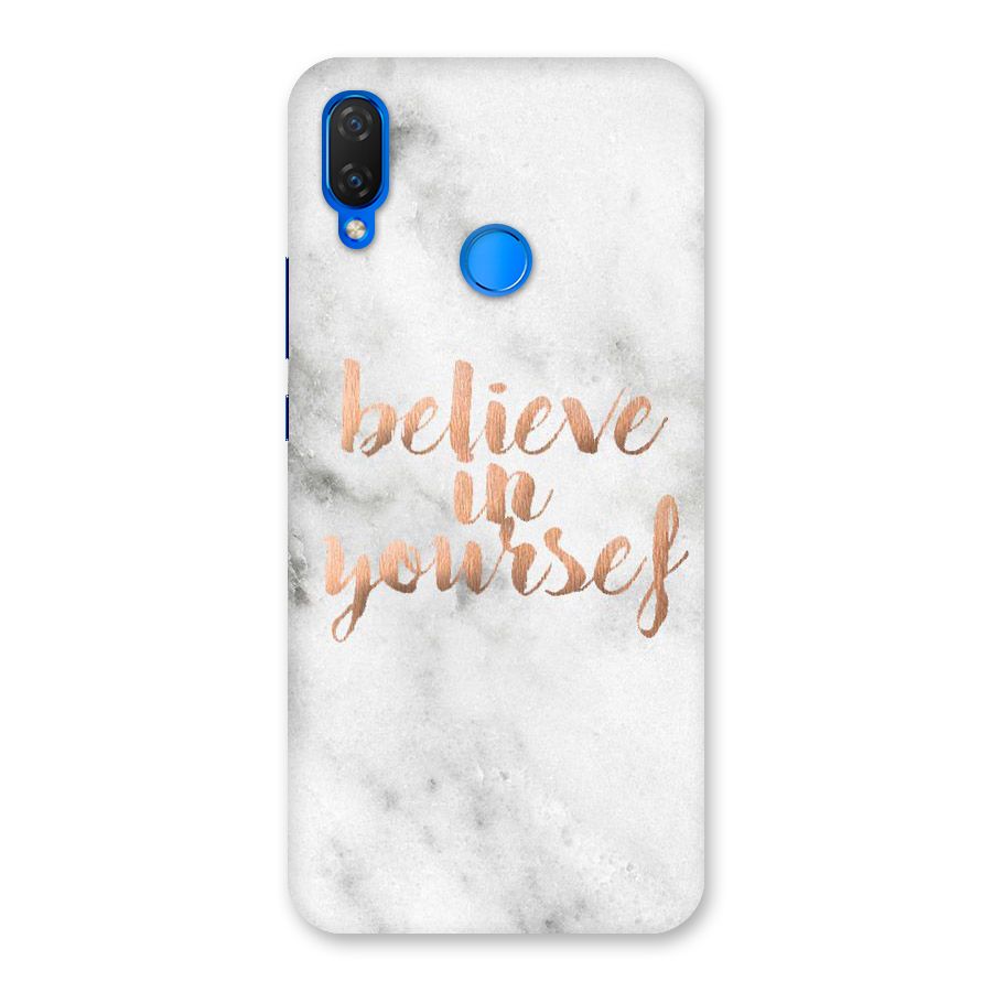 Believe in Yourself Back Case for Huawei P Smart+