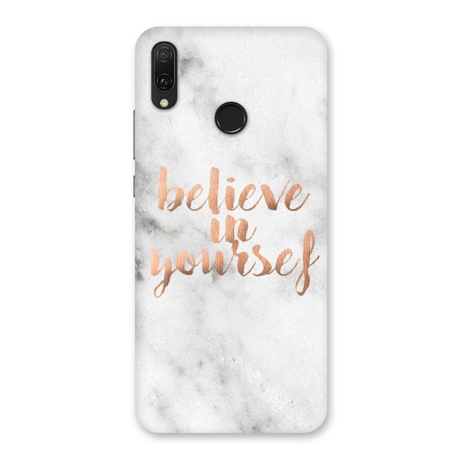 Believe in Yourself Back Case for Huawei Y9 (2019)
