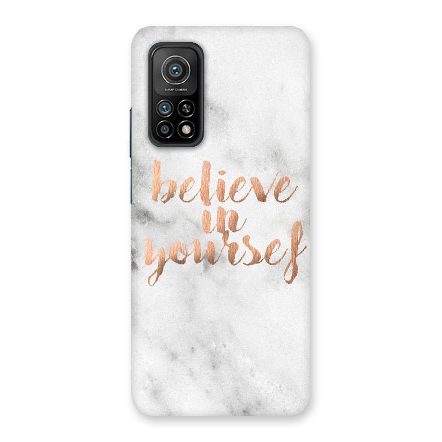 Believe in Yourself Back Case for Mi 10T Pro 5G