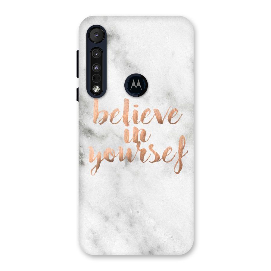 Believe in Yourself Back Case for Motorola One Macro