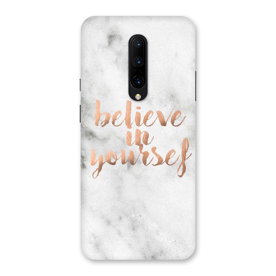 Believe in Yourself Back Case for OnePlus 7 Pro