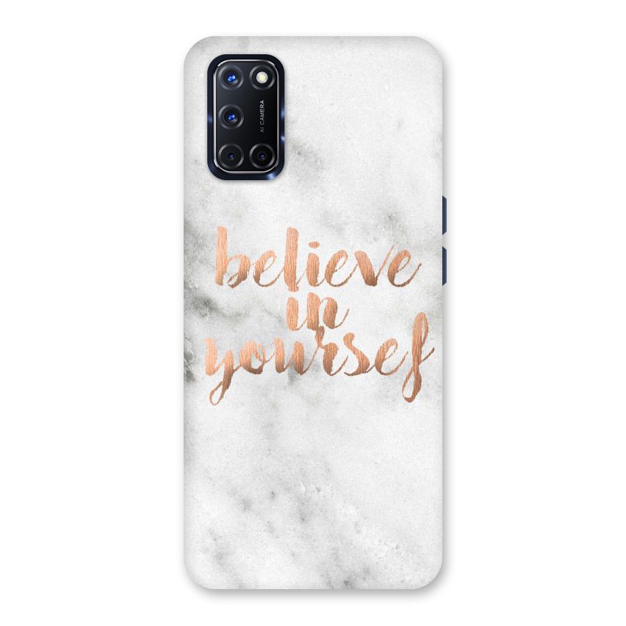 Believe in Yourself Back Case for Oppo A52
