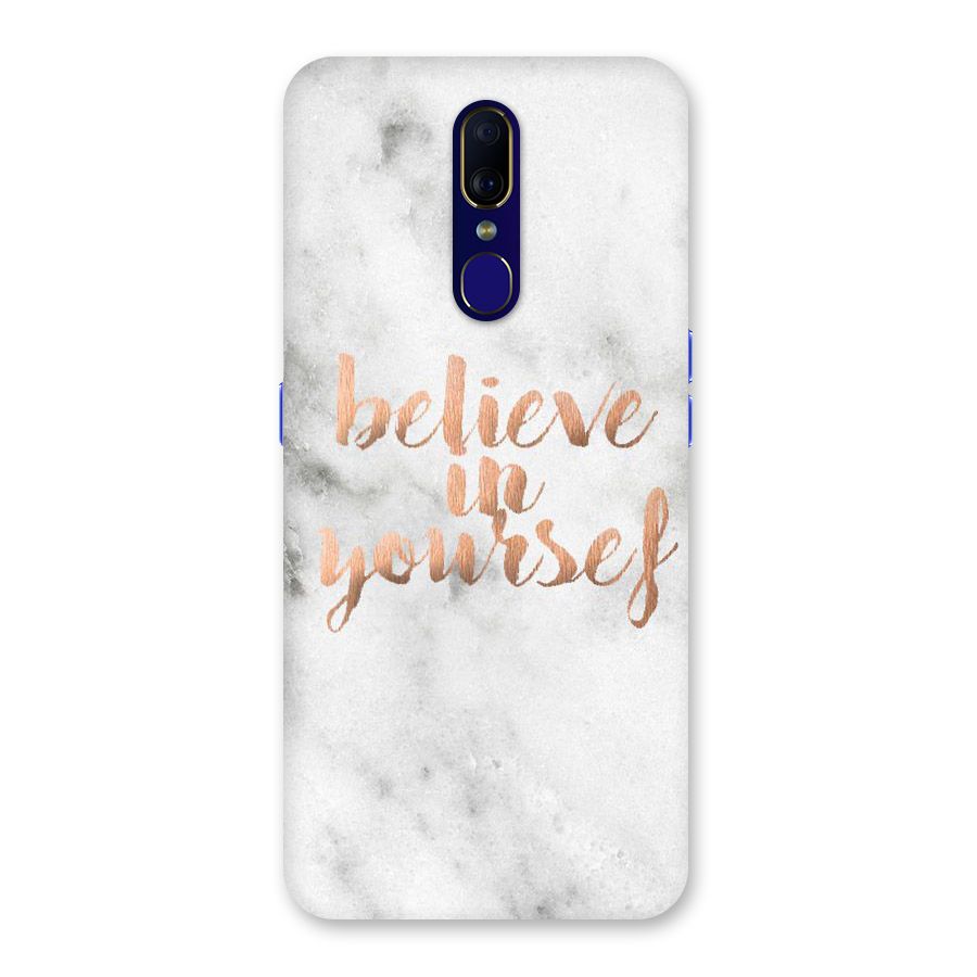 Believe in Yourself Back Case for Oppo A9