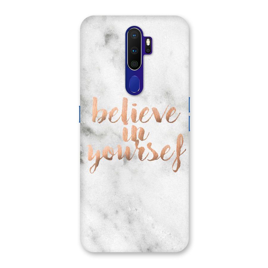 Believe in Yourself Back Case for Oppo A9 (2020)