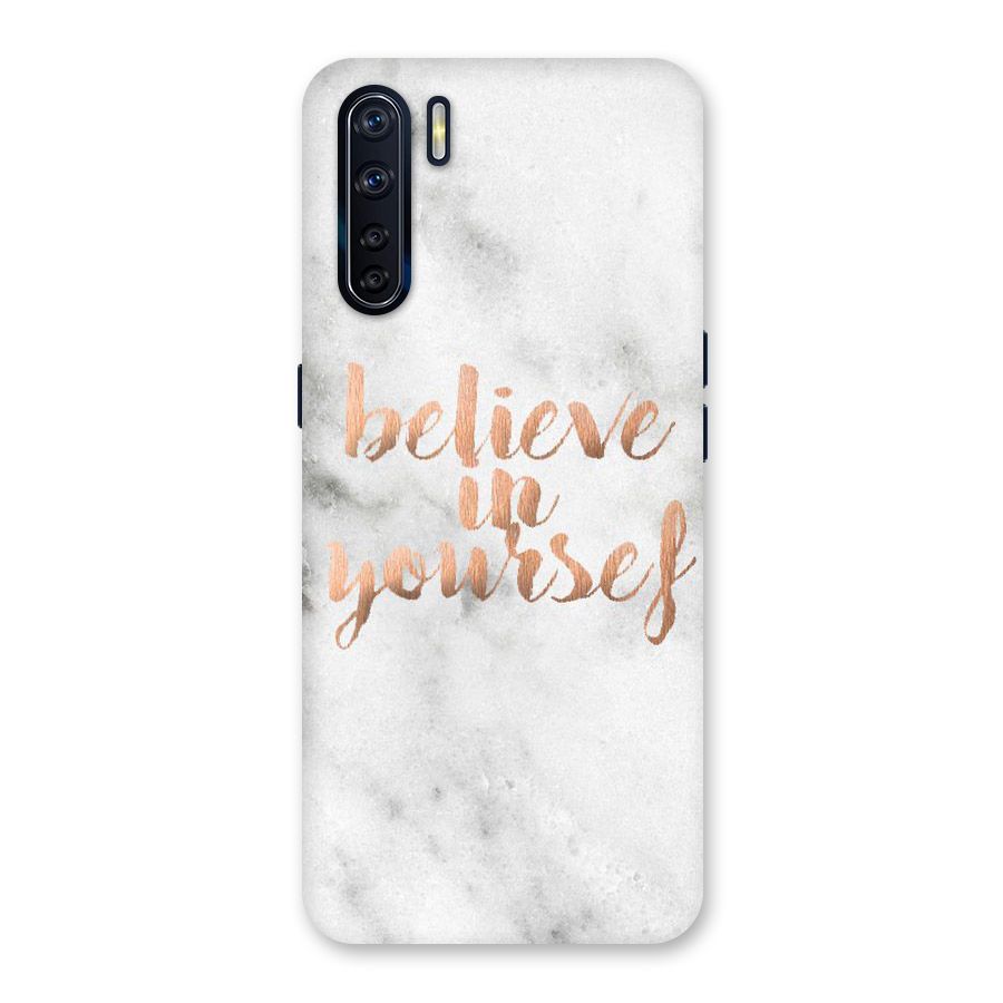 Believe in Yourself Back Case for Oppo F15